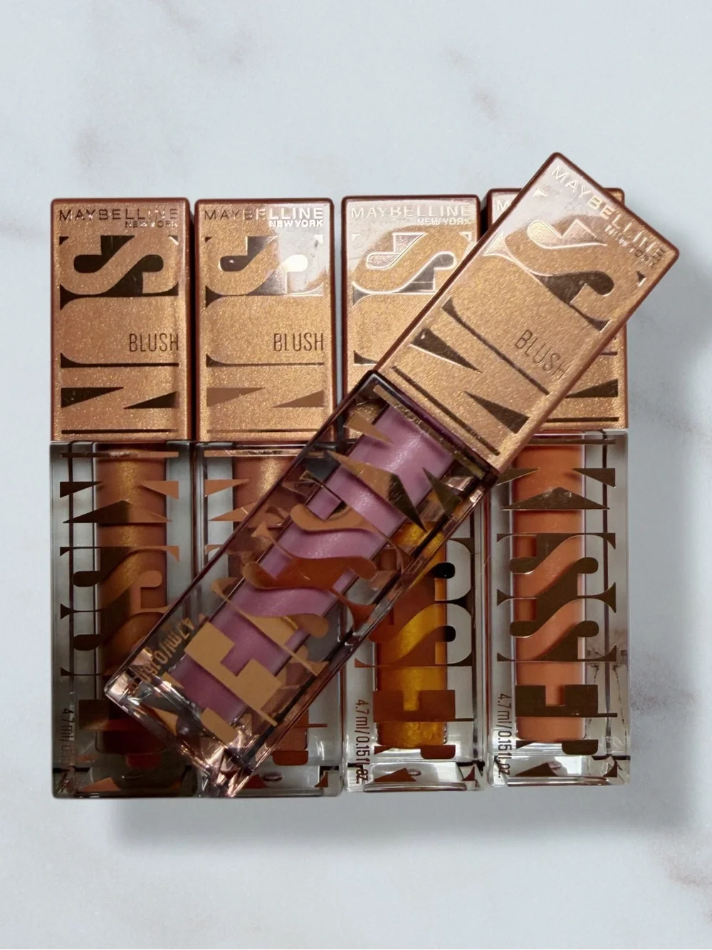 Maybelline Nudes Liquid Blush Set Of 5 (UNOPENED)